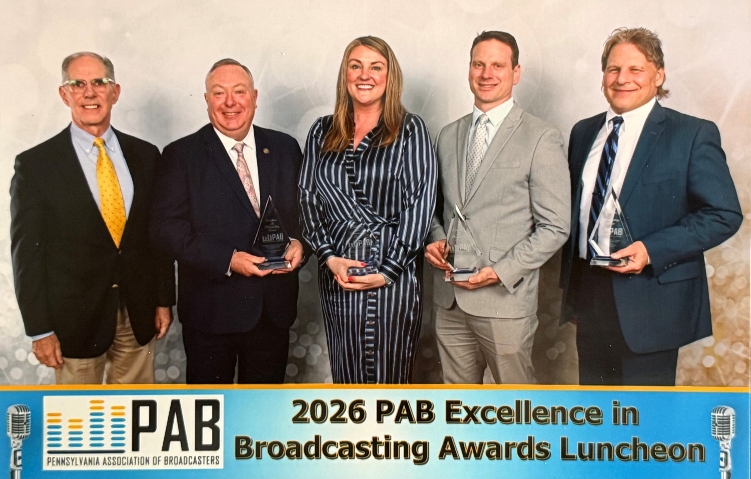 Group receiving award